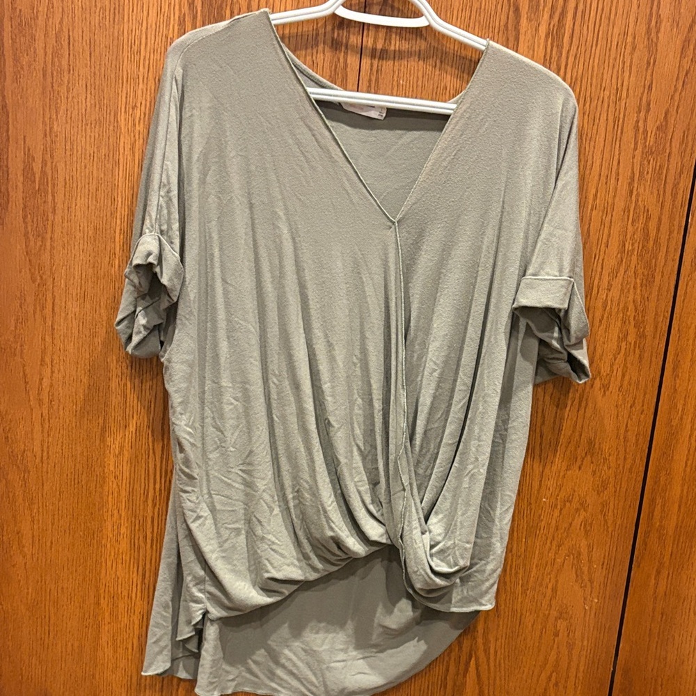 Double Zero Olive Women's Tunic Top